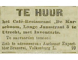 krantenknipsel 24 4 1913 Utrechts Nieuwsblad